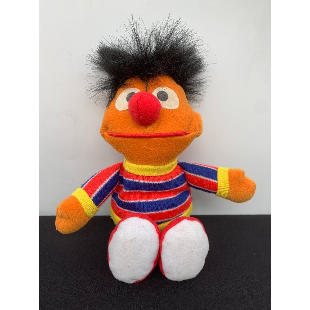 Tyco Sesame Street Earnie 8" Plush Doll Vintage